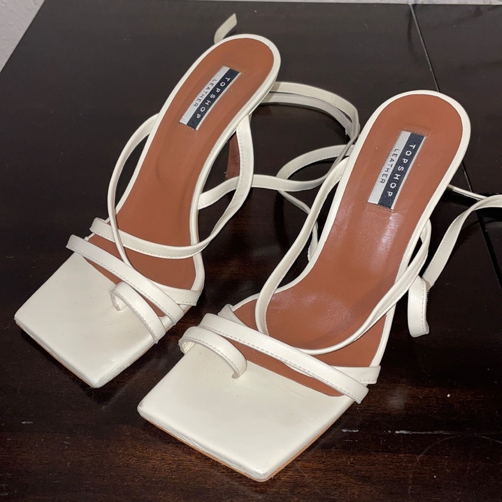 Square toed heel worn once!